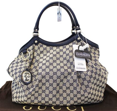 blue bag tot gucci|genuine gucci tote bag.